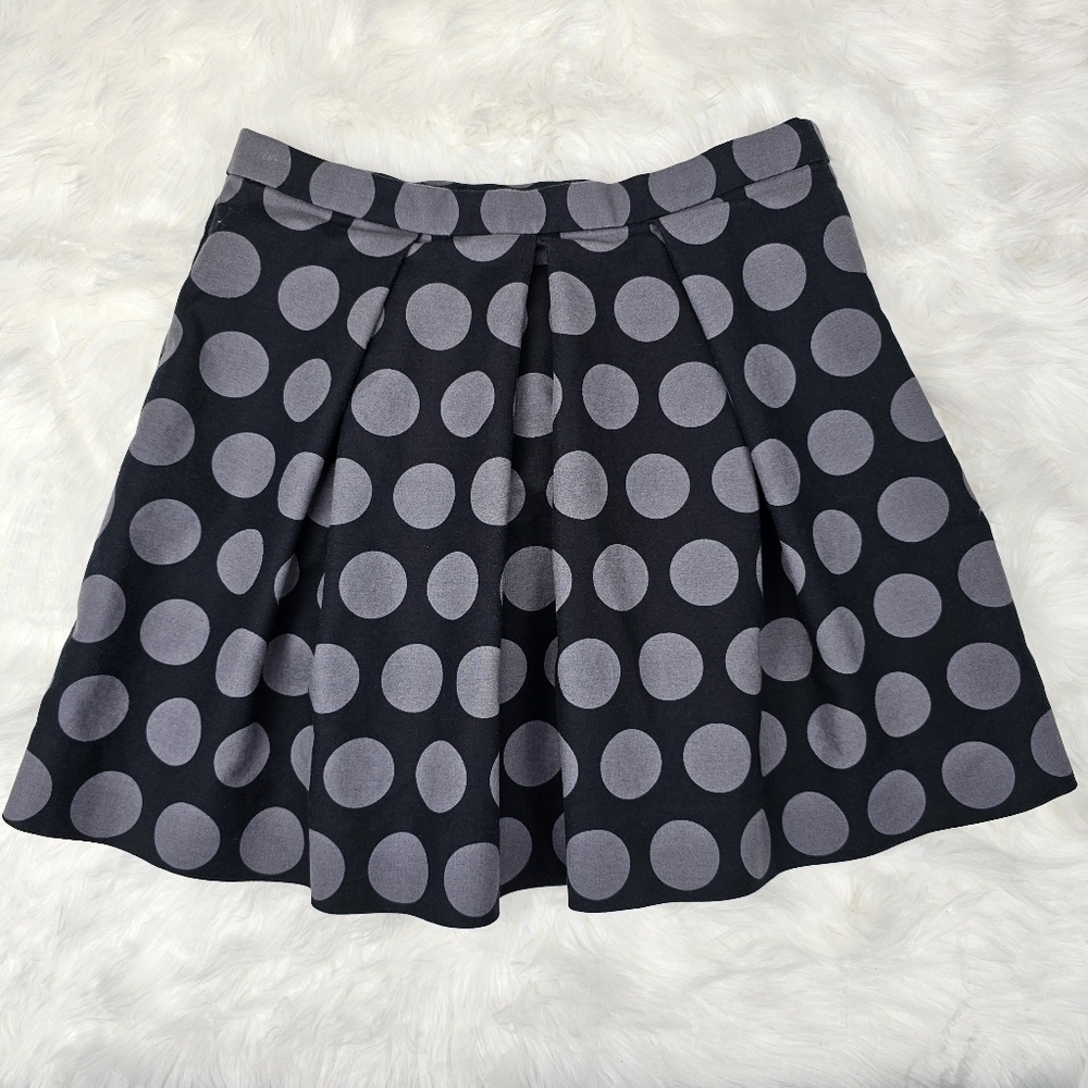 Gap Fit and Flare Polka Dot Mini Skirt